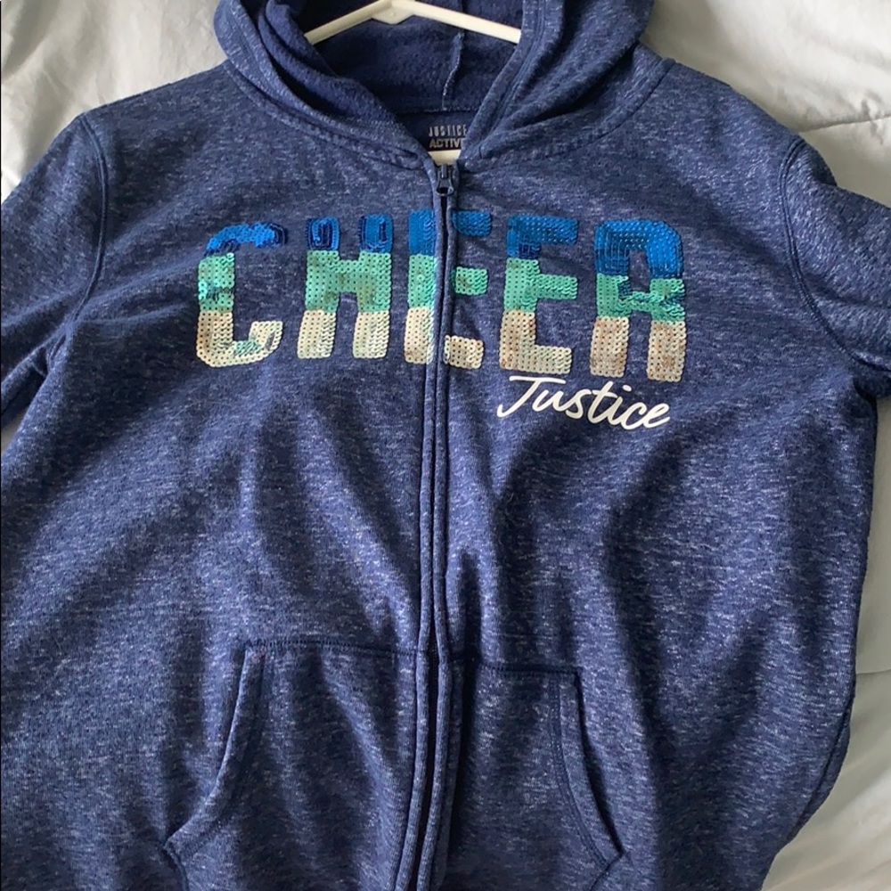 Justice Cheer sweatshirt